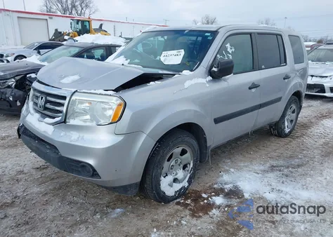 2015 Honda Pilot Lx from USA, damaged, VIN 5FNYF4H2XFB063664